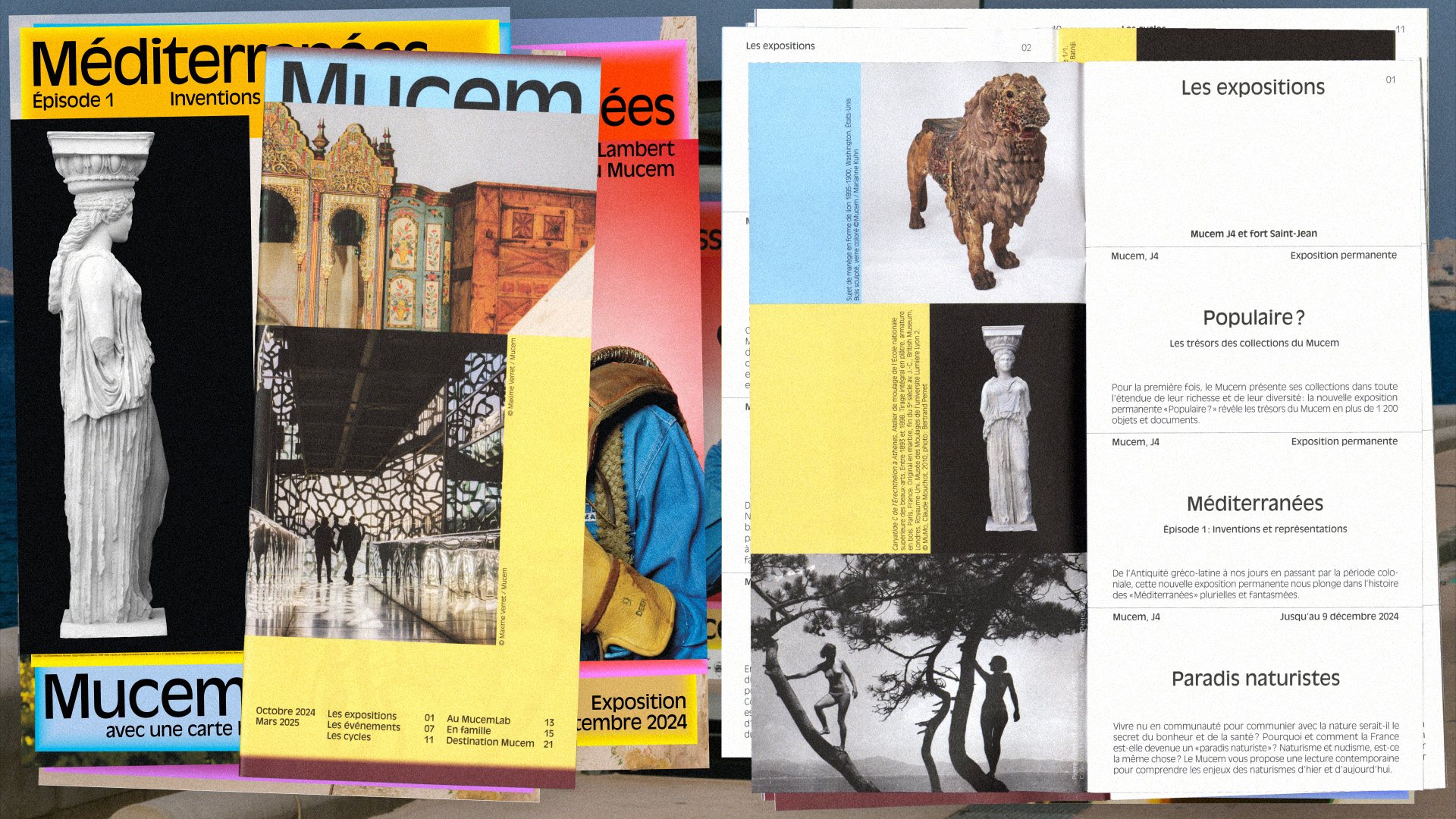 Mucem — affiches et doubles pages de publications, vue 17 — Les Graphiquants